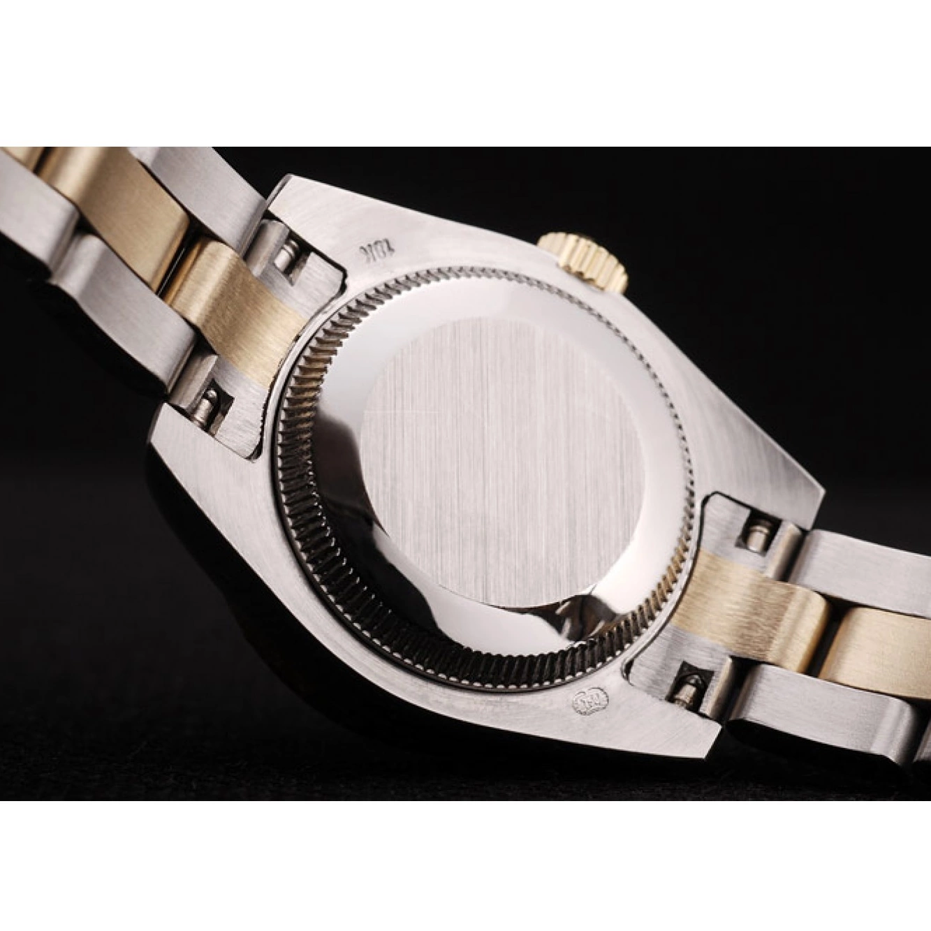 Aaa replica watch Dial Plated Diamond Case Stainless White Steel Rolex DateJust Brushed 0525